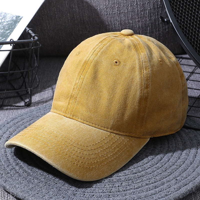 Plain Baseball Cap For Men And Women Outdoor Distressed Sun Hat