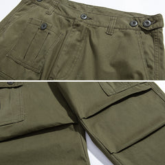 Fashion Pleated Casual Working Pants Men