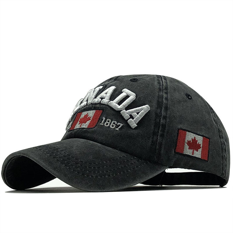 Canadian Flag Baseball Cap – Unisex Outdoor Sports Hat