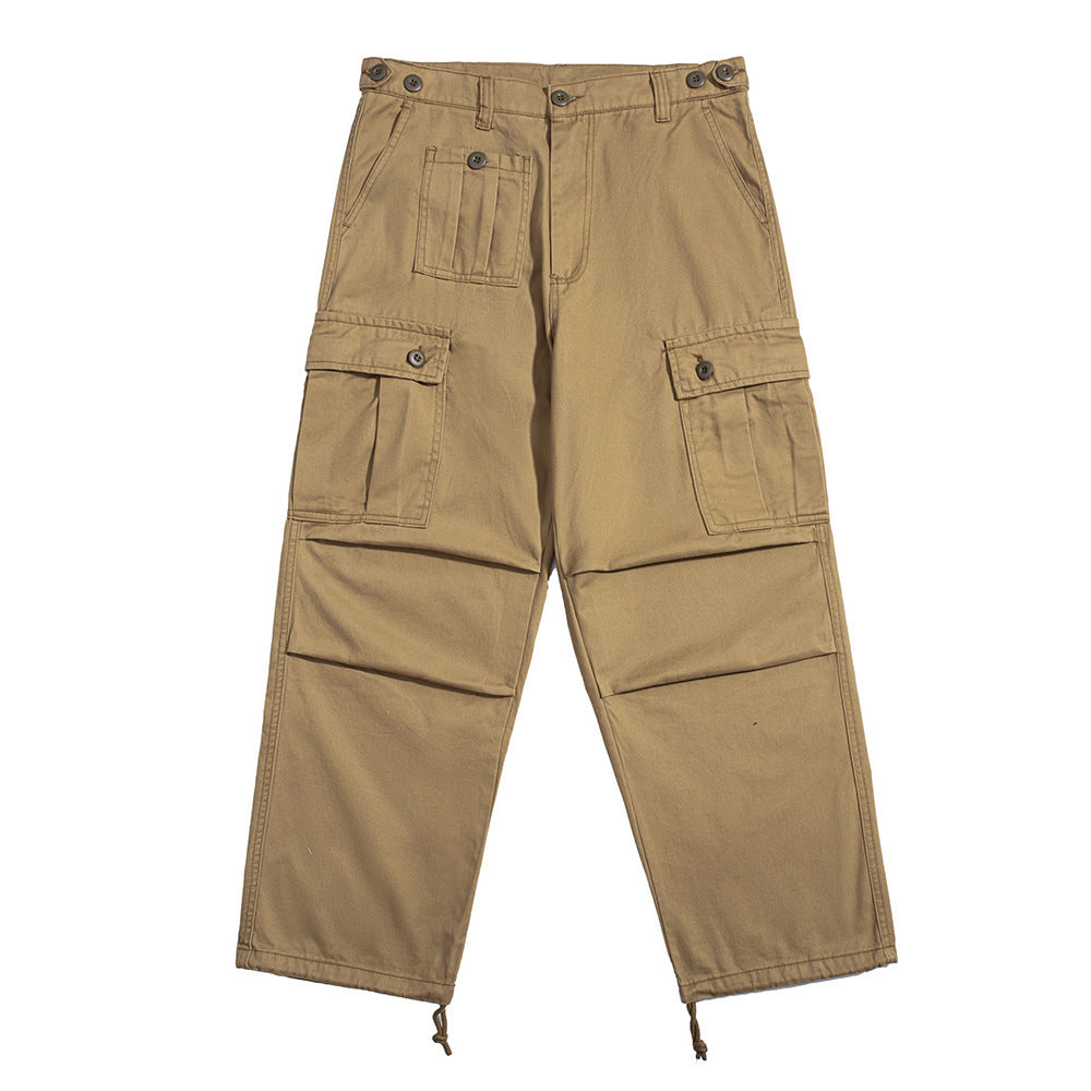 Fashion Pleated Casual Working Pants Men