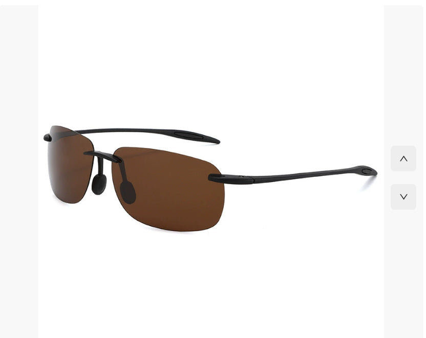 Light Rimless Sunglasses For Men