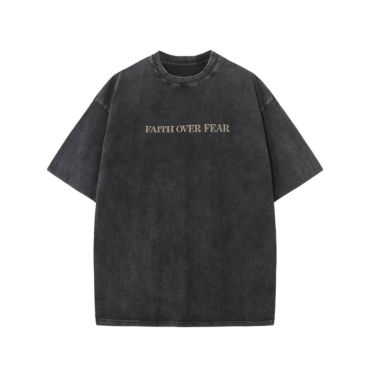 "Faith Is Better Than Fear" Men's Retro Trendy T-shirt