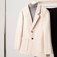 Autumn And Winter New Casual Woolen Small Business Suit Men
