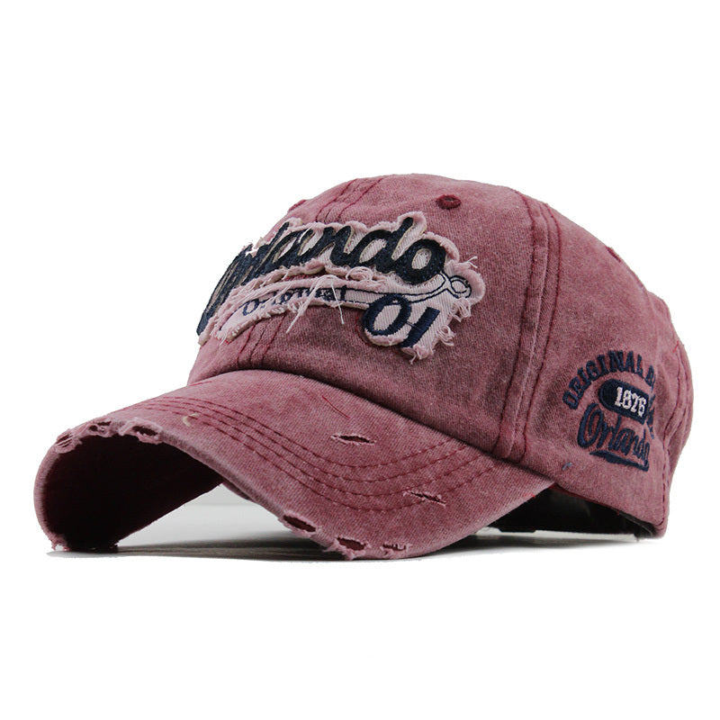 Cotton Washed Orlando Cowboy Retro Baseball Cap