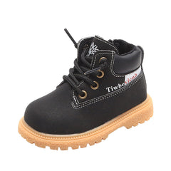 Baby Shoes Toddler Fall Boy Martin Boots Single Leather