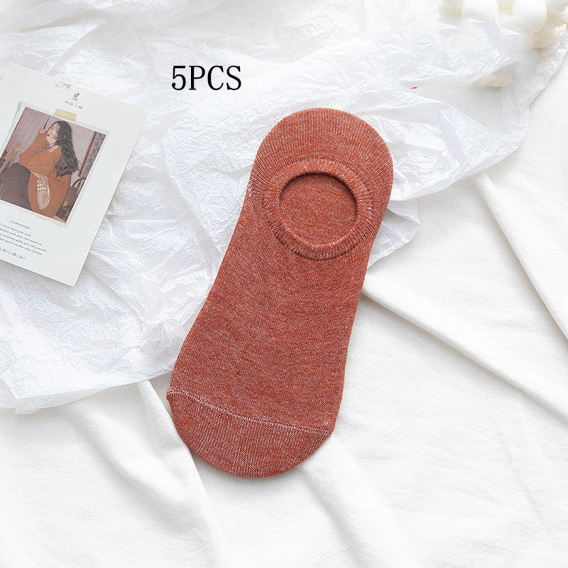 Men's Anti-Friction Absorbent Toe Socks Spring Invisible Socks