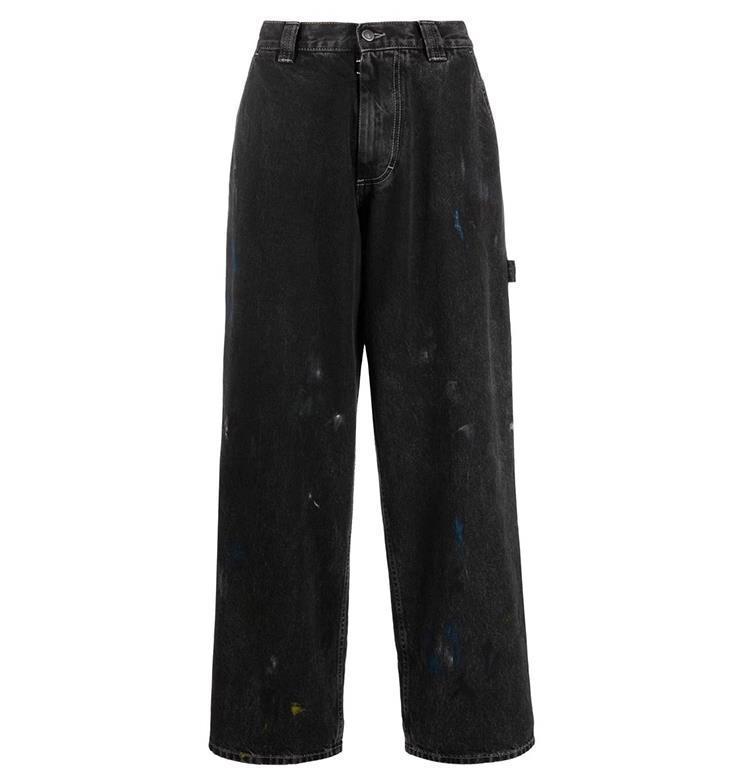 Splash Ink Paint Spots Loose Cargo Pants Men