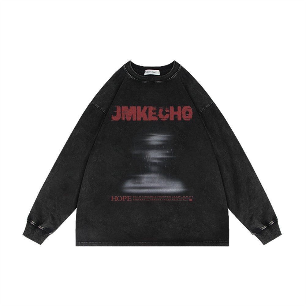 Fashion Printed Loose Sweatshirt For Men