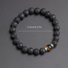 Fashion Volcanic Rock Bracelet For Men