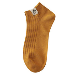 Summer Thin And All-Matching Socks Polyester Cotton Low Top