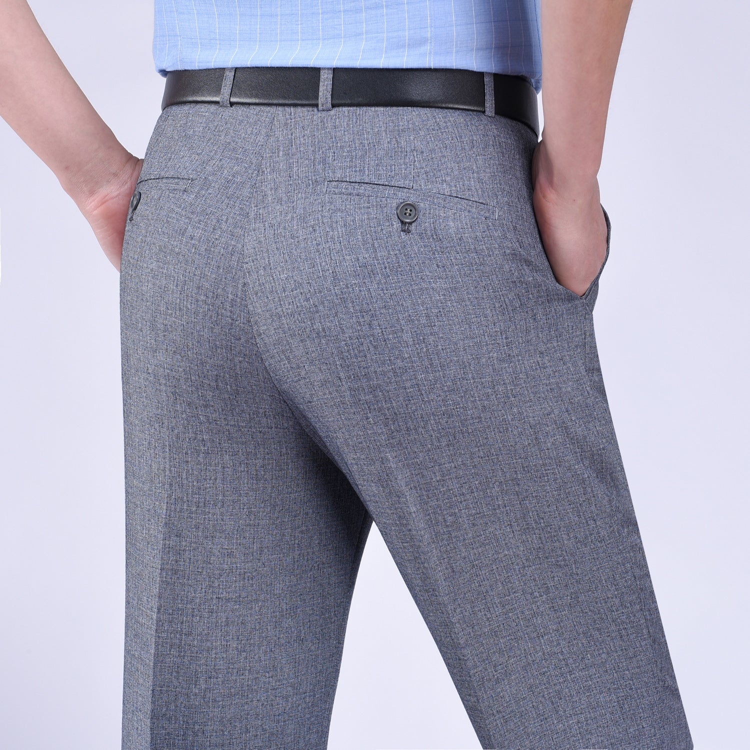 Men's Thin Business Formal Wear Casual Suit Pants
