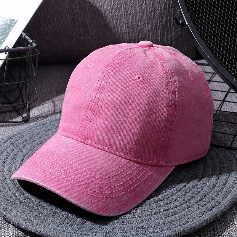 Plain Baseball Cap For Men And Women Outdoor Distressed Sun Hat