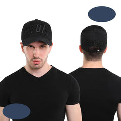 Casual Wear "ICON" Embroidered Baseball Cap For Men