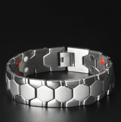 Health Energy 4 In 1 Bracelet Magnetic Titanium Bio Energy Arthritis Twisted Healthy Magnetic Bracelet For Men