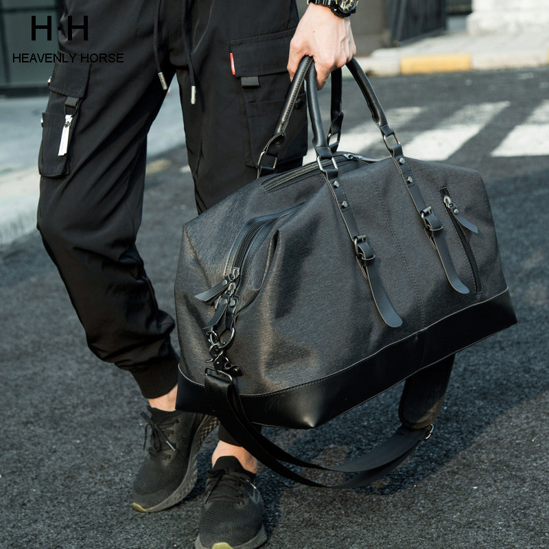 Men's Casual New Travel Luggage Bag High Capacity Water Resistant