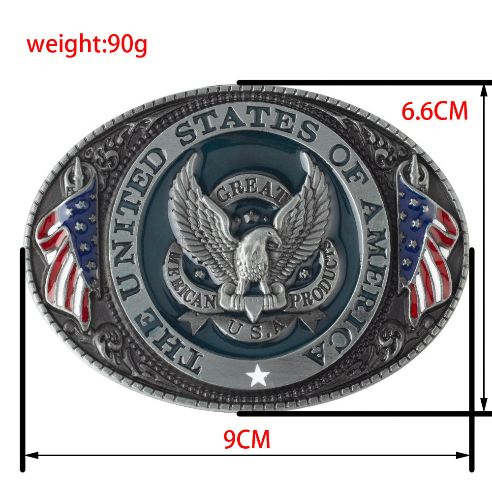 Eagle Buckle Cowhide Men's Casual Belt Leisure Fashion Clothing Accessories