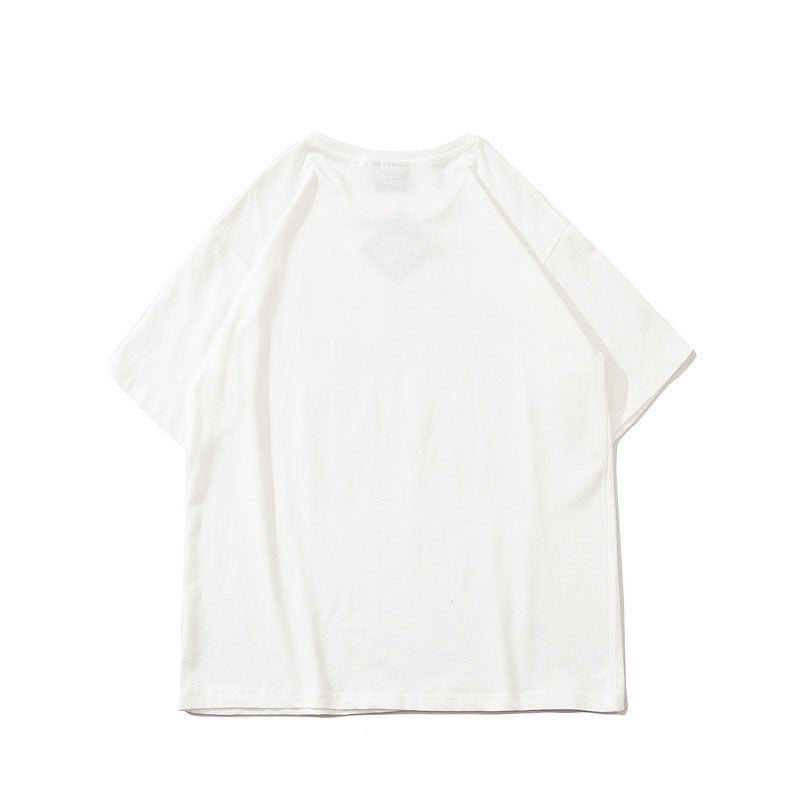 High Street Fashion Brand Half-Sleeved Short T Bottoming Shirt