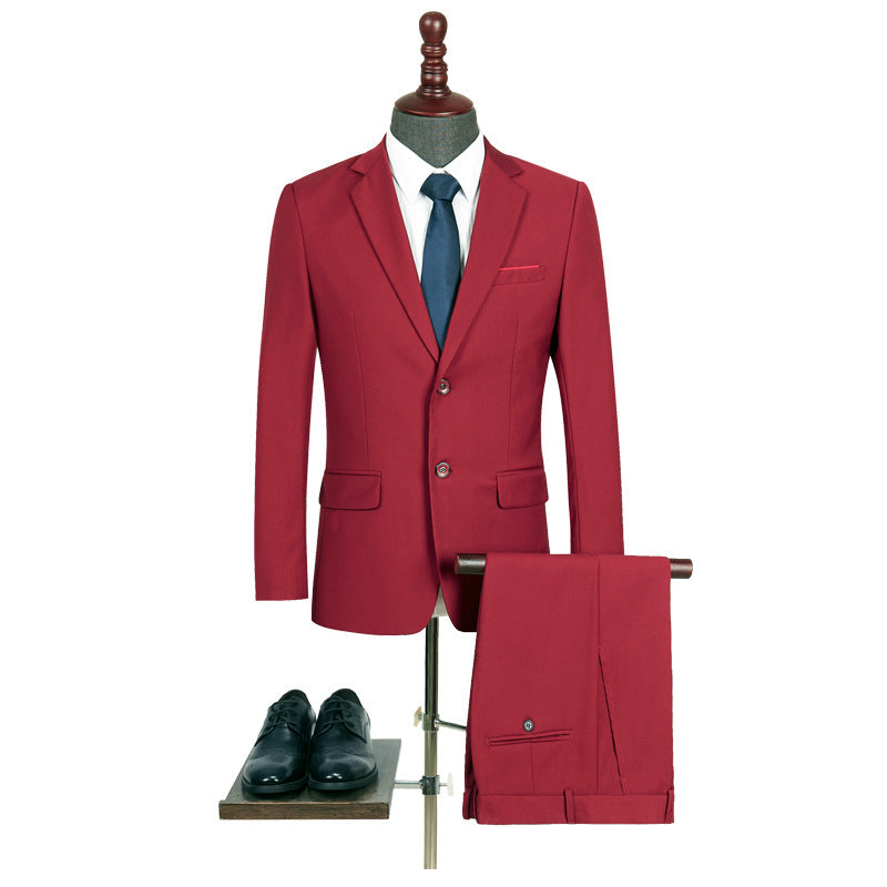 Men's Casual Business Suit Two-piece Suit For Men