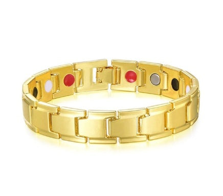 Health Energy 4 In 1 Bracelet Magnetic Titanium Bio Energy Arthritis Twisted Healthy Magnetic Bracelet For Men