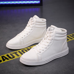 Plus Size Men's Leather Boots Fashion Casual Ankle Boots
