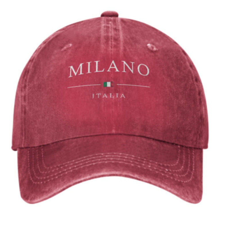 Printed Baseball Cap Vintage Casual Sun-Proof Hot Soft Top Fashion