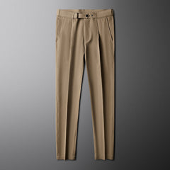 Men's Slim Fit Business Casual Suit Pants