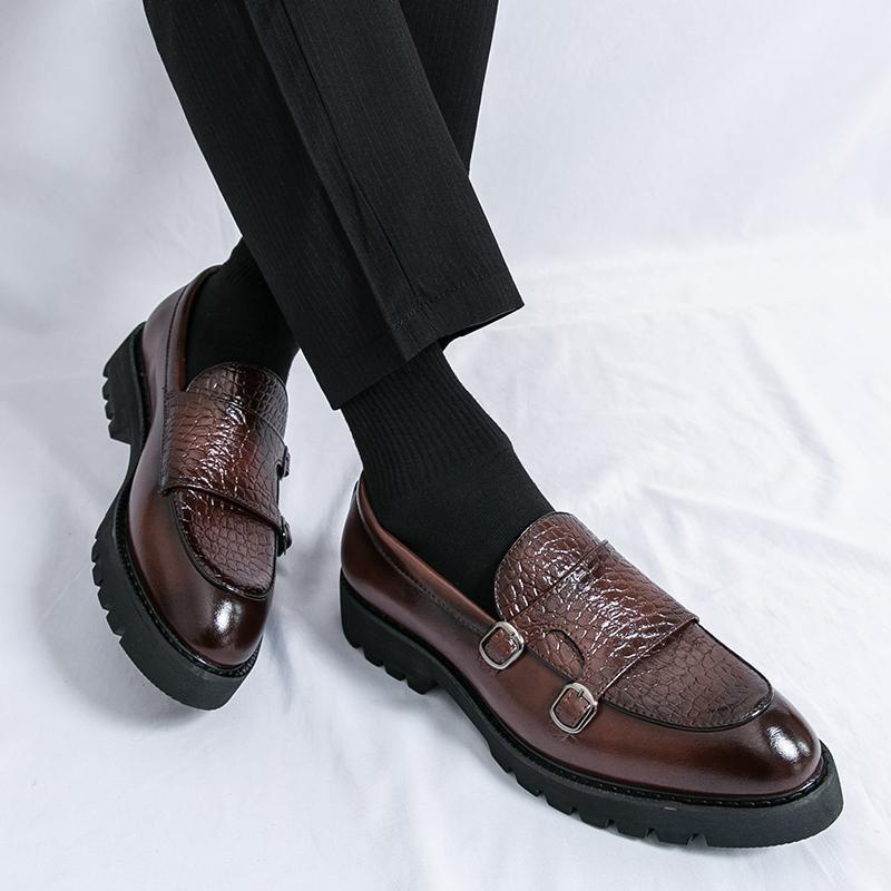Elegant Men's Formal Leather Loafers Shoes