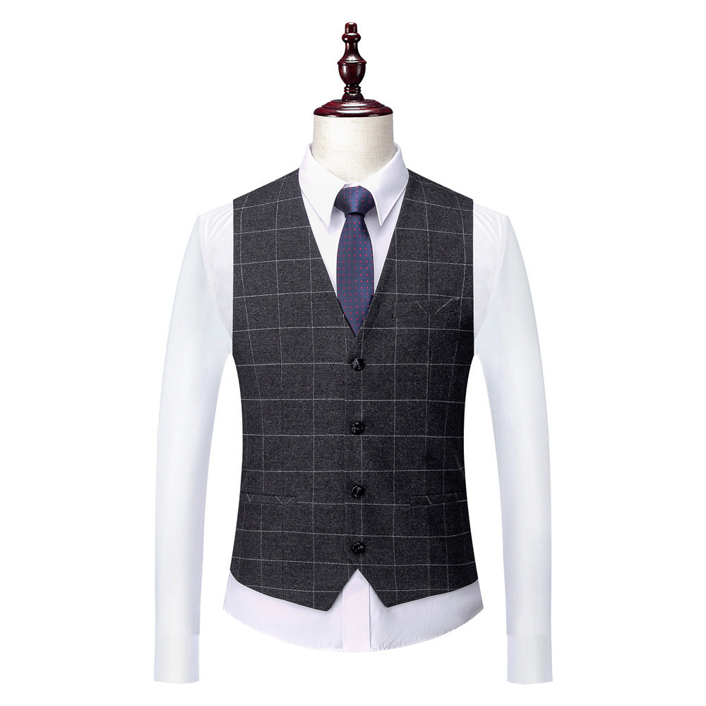 Men's Business 3 Piece Suit Slim Fit Wedding Groom Men