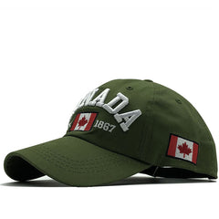 Canadian Flag Baseball Cap – Unisex Outdoor Sports Hat