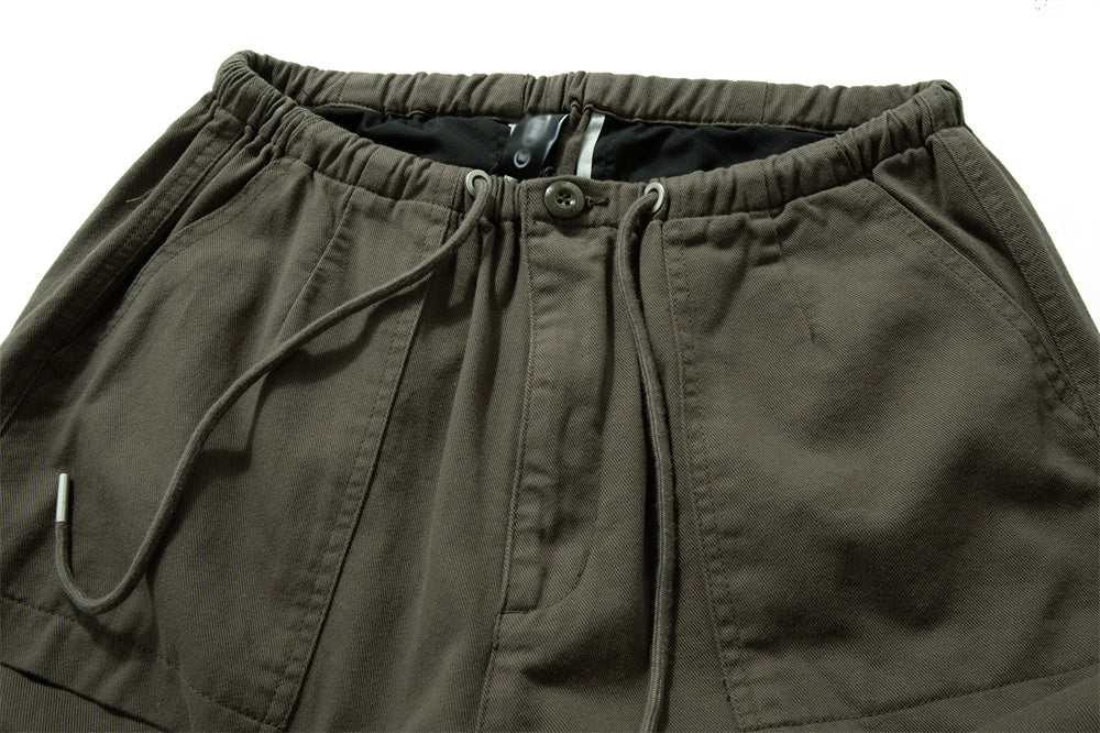 Simple Workwear Casual Pants Men