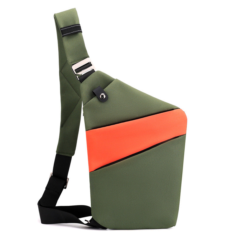 Canvas Chest Bags For Men Across One Shoulder