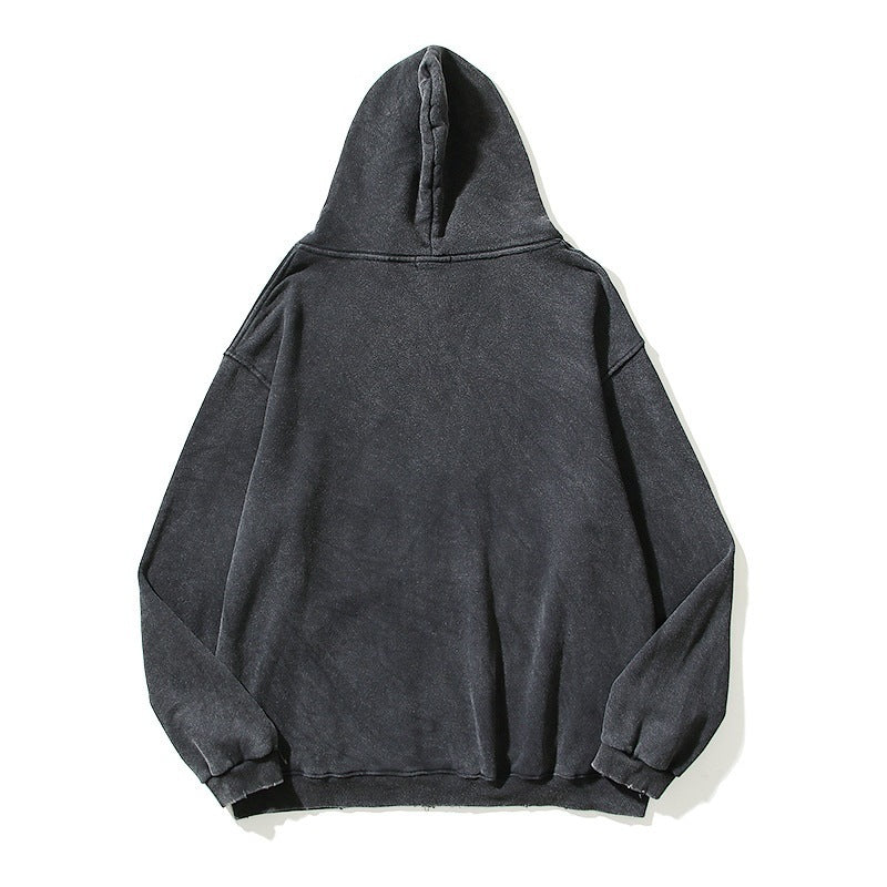 Simple Hoodie Zipper Cardigan For Men