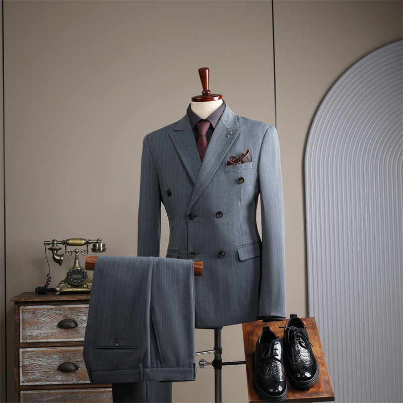 Double Breasted Men's Suit