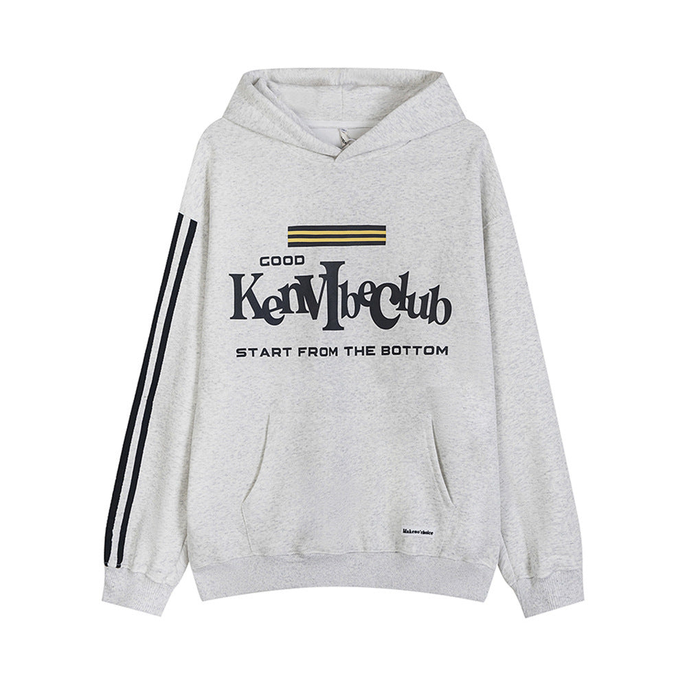 Men’s Graphic Letter Pullover Sweatshirt