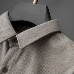 Thick Warm Woolen Long-Sleeved Shirt For Men
