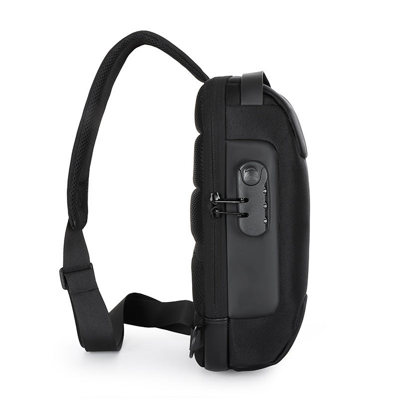 Anti Theft Sling Bag, Waterproof Men's Chest Bag Shoulder Bags Crossbody Sling Backpack