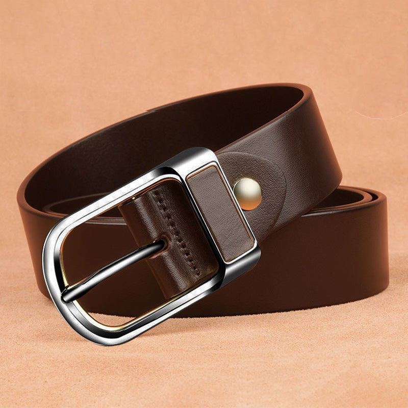 Men's Business Casual Retro Pin Buckle Belt