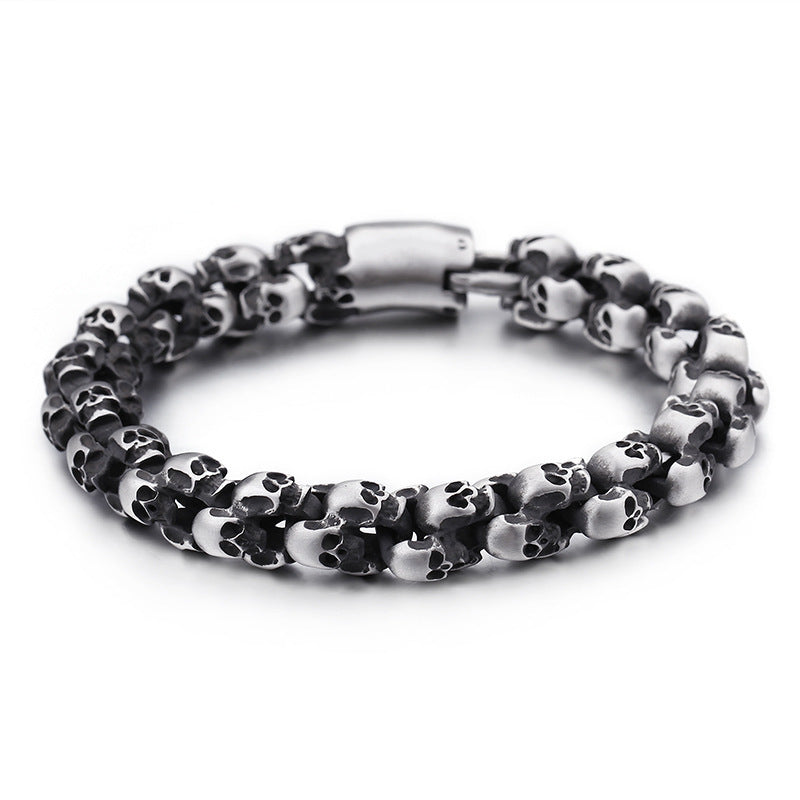 Korean And Japanese Style Skeleton Bracelet For Men