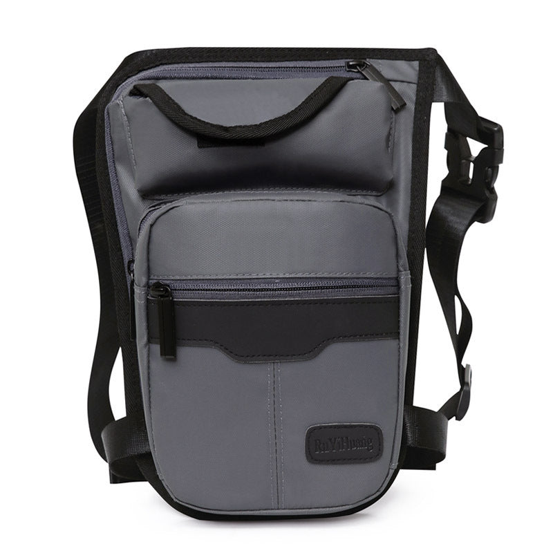 Men's Waterproof Nylon Bag Thigh Hip Bag Fanny Pack Fashion