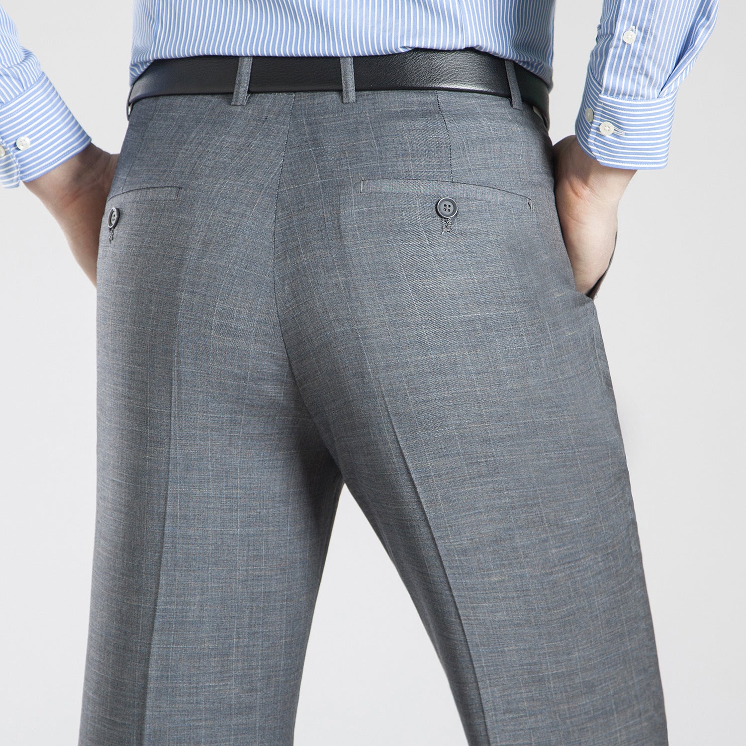 Men's Thin Business Formal Wear Casual Suit Pants