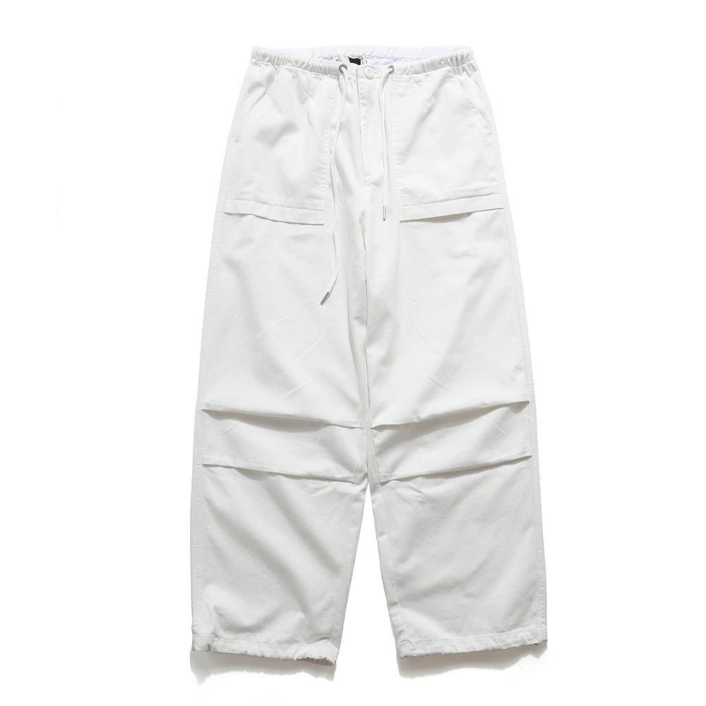 Simple Workwear Casual Pants Men