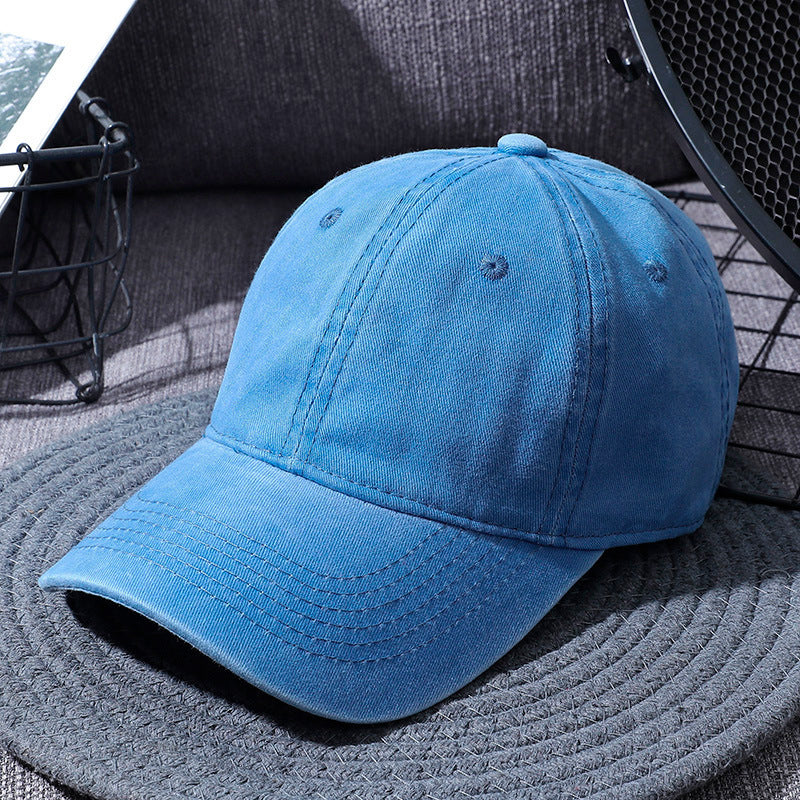 Plain Baseball Cap For Men And Women Outdoor Distressed Sun Hat