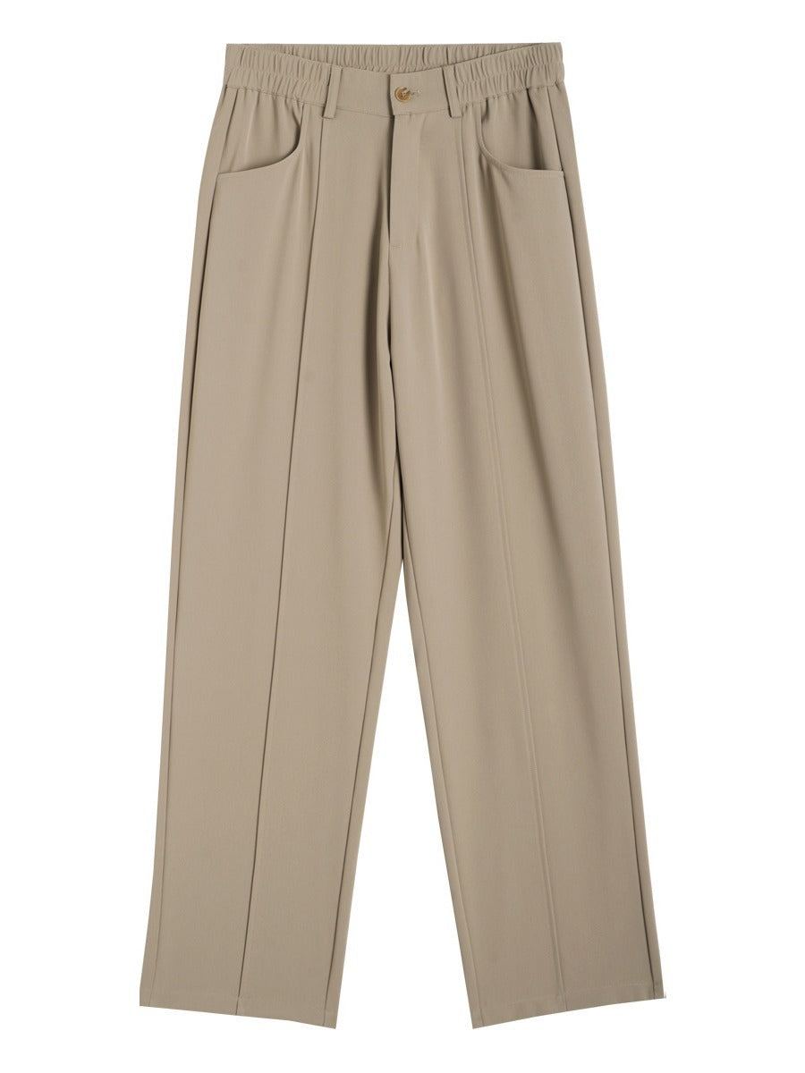 Trendy Solid Color Casual Pants Men