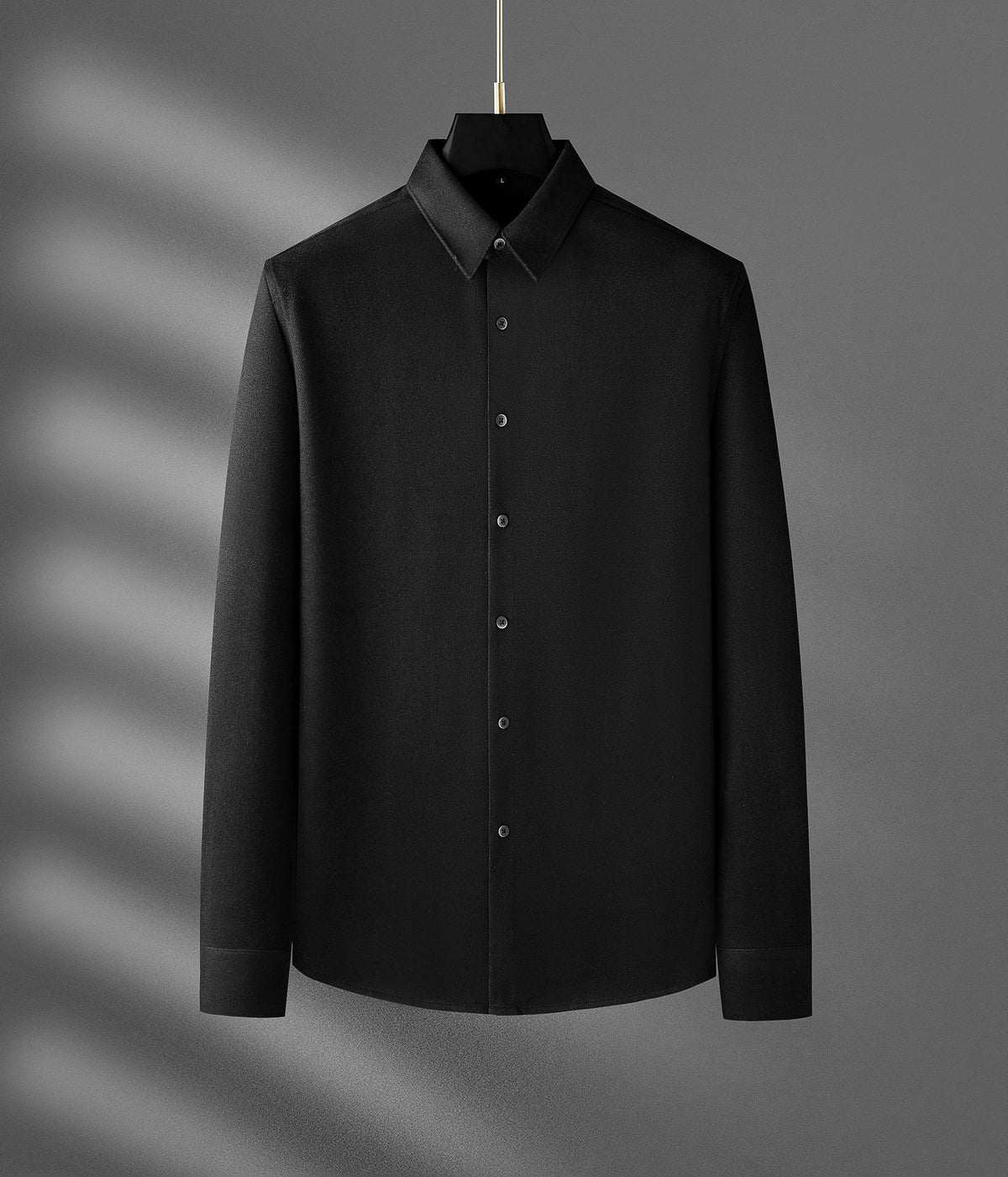 Thick Warm Woolen Long-Sleeved Shirt For Men