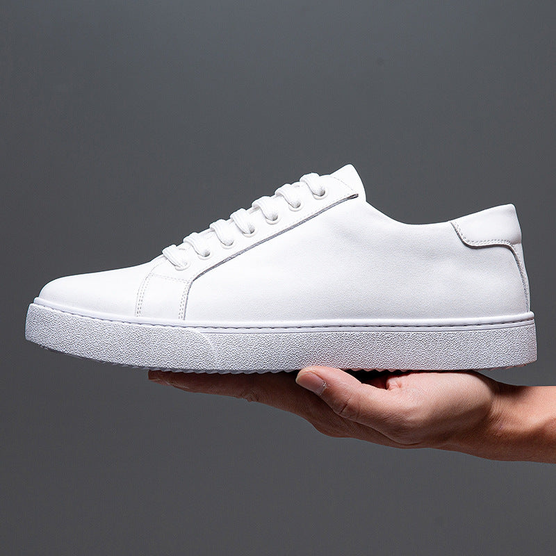 British Style Men’s Casual Shoes – Soft Bottom, Brushed Leather Design