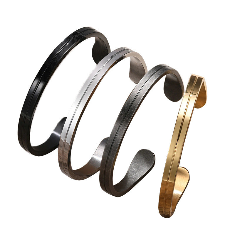 Fashion Trendy Titanium Steel Bracelet For Men