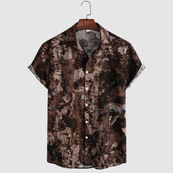 Men's Youth Fashion Slim-fitting Cool Short Sleeve