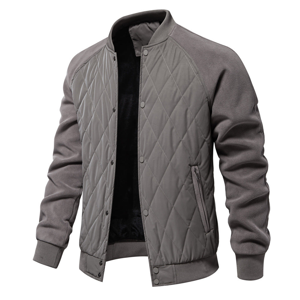 American Leisure Coat Fashion Stitching Raglan Sleeve Coat For Men