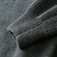 Fashion Sweater Men Thick Round Neck Slim Casual