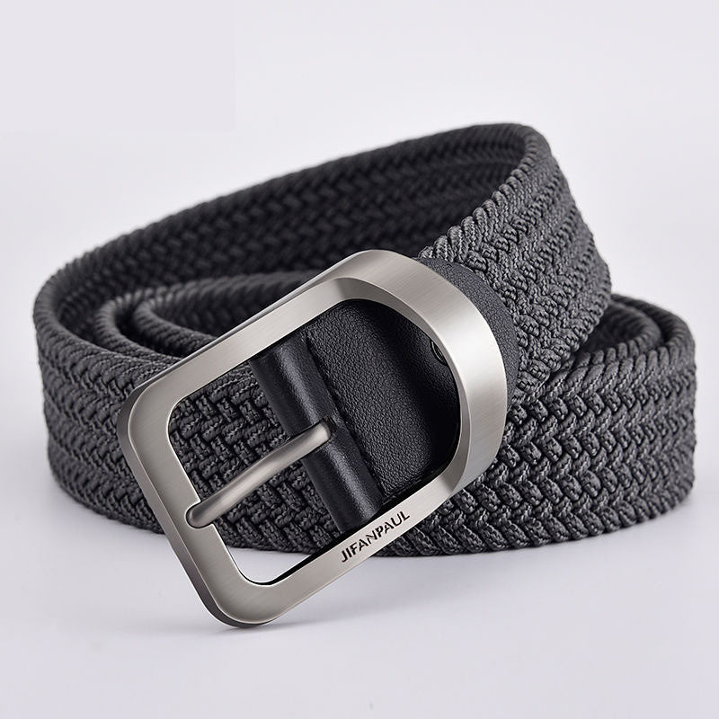 Casual Woven Canvas Belt For Men